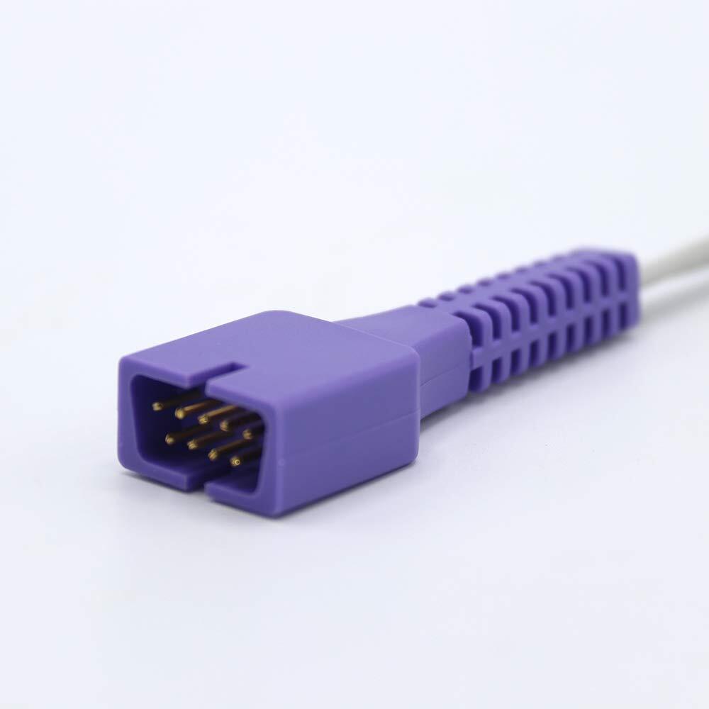 Fit for Nellcor 9PinVeterinary Reusable SpO2 Sensor Probe Animal Ear Tongue Clip