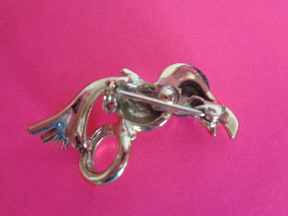 Macaw Large Eyed Bird Pin (#4237)