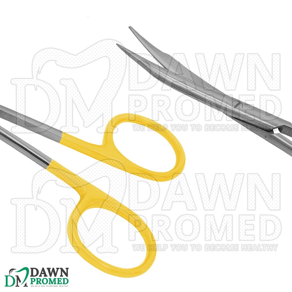 TC Stevens Tenotomy Scissors 4.5" Curved Sharp Surgical Instruments German Grade
