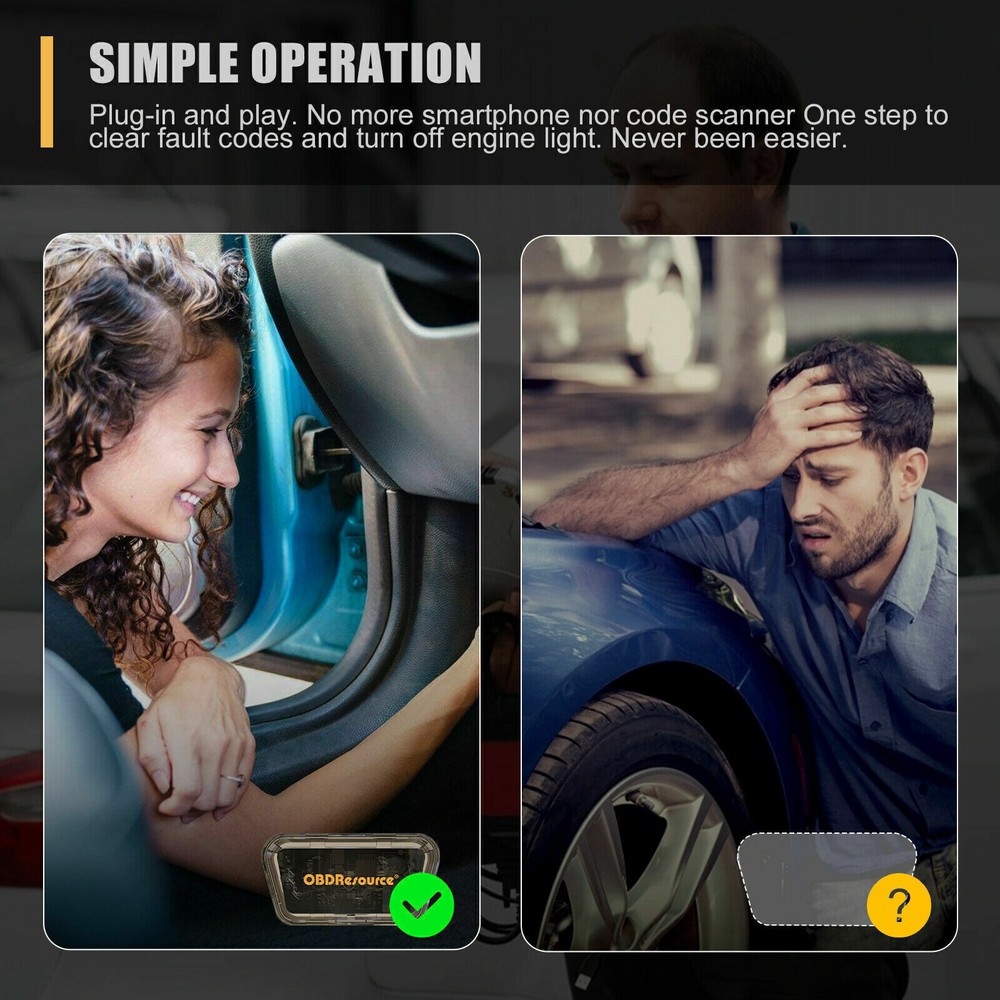 Car OBD2 Automatic DTC Cleaner Erase Code Tool Engine Light Turn Off Code Reader