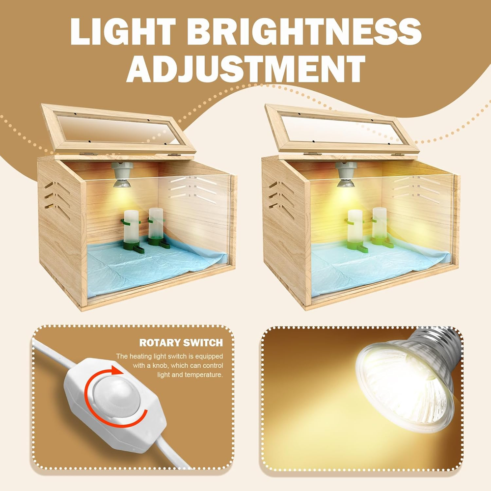 Chicken brooder BoxChick brooderbrooder Box for ChicksSmall Chicken coopB...