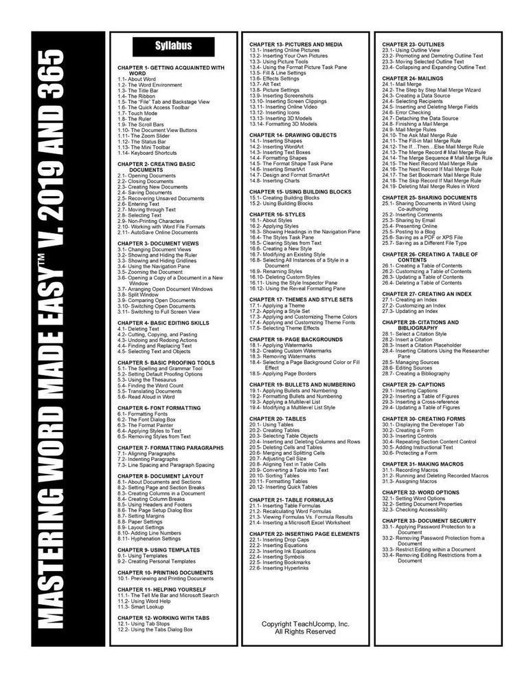 Learn MICROSOFT OFFICE PRO 2019 & 365 Training Tutorial DVD-ROM Course 39 Hours