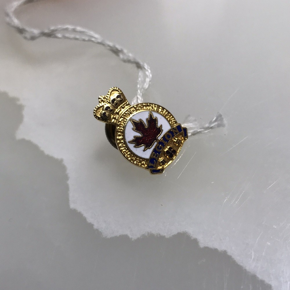 We Will Remember Them CDN Legion Pin Canadian