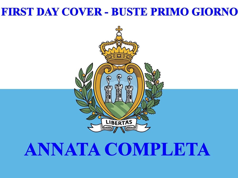 SAN MARINO 1970 FDC (Veneto) Complete Vintage 10 Envelopes