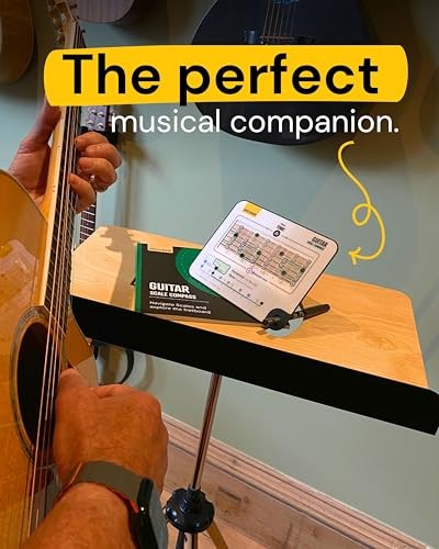 Sliding Guitar Scales Compass & 88-Page Decoder Book for Scale Compass