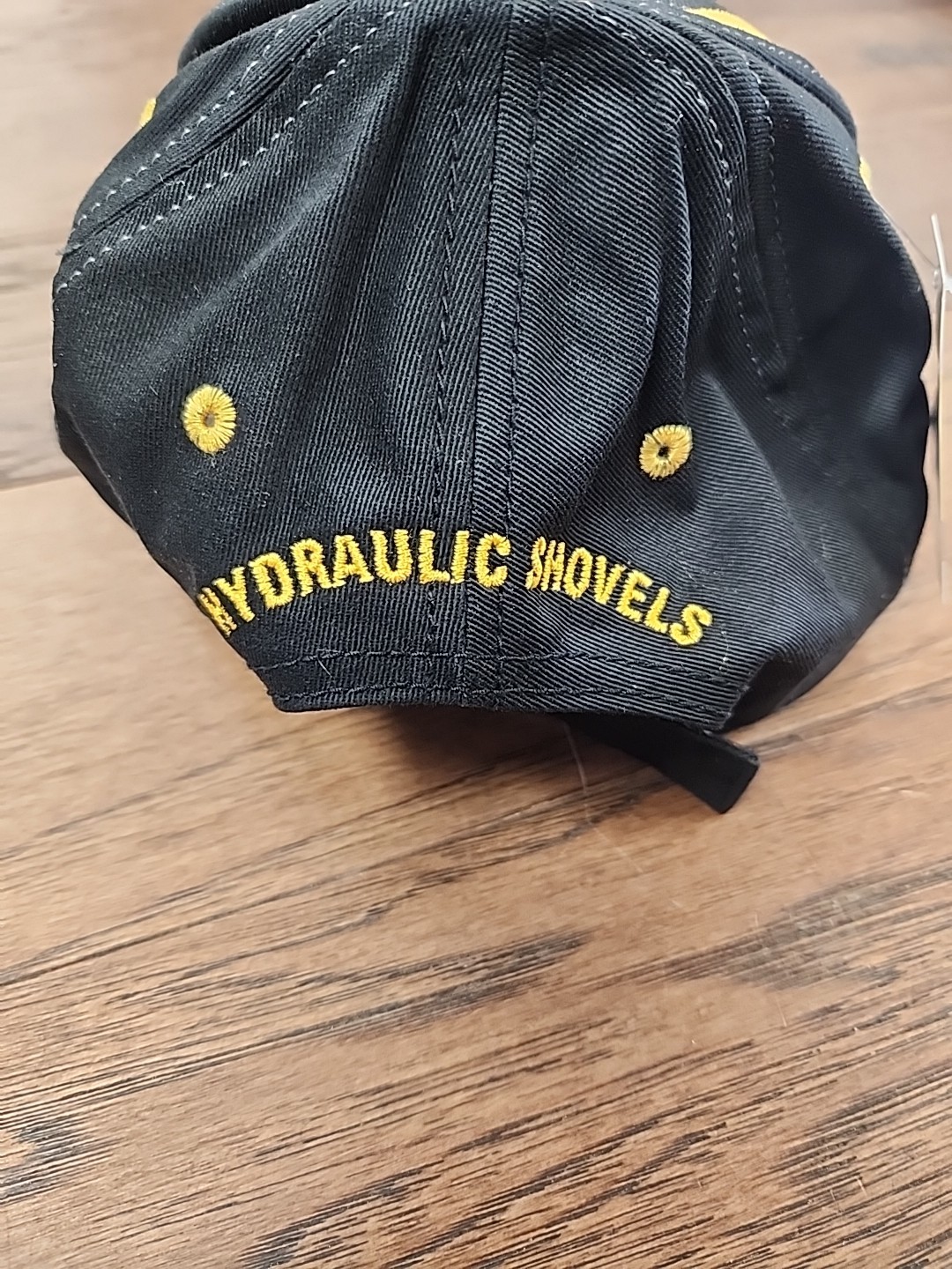 Caterpillar CAT Equipment Classic Black Cotton Twill Snapback Hat/Cap 6015b