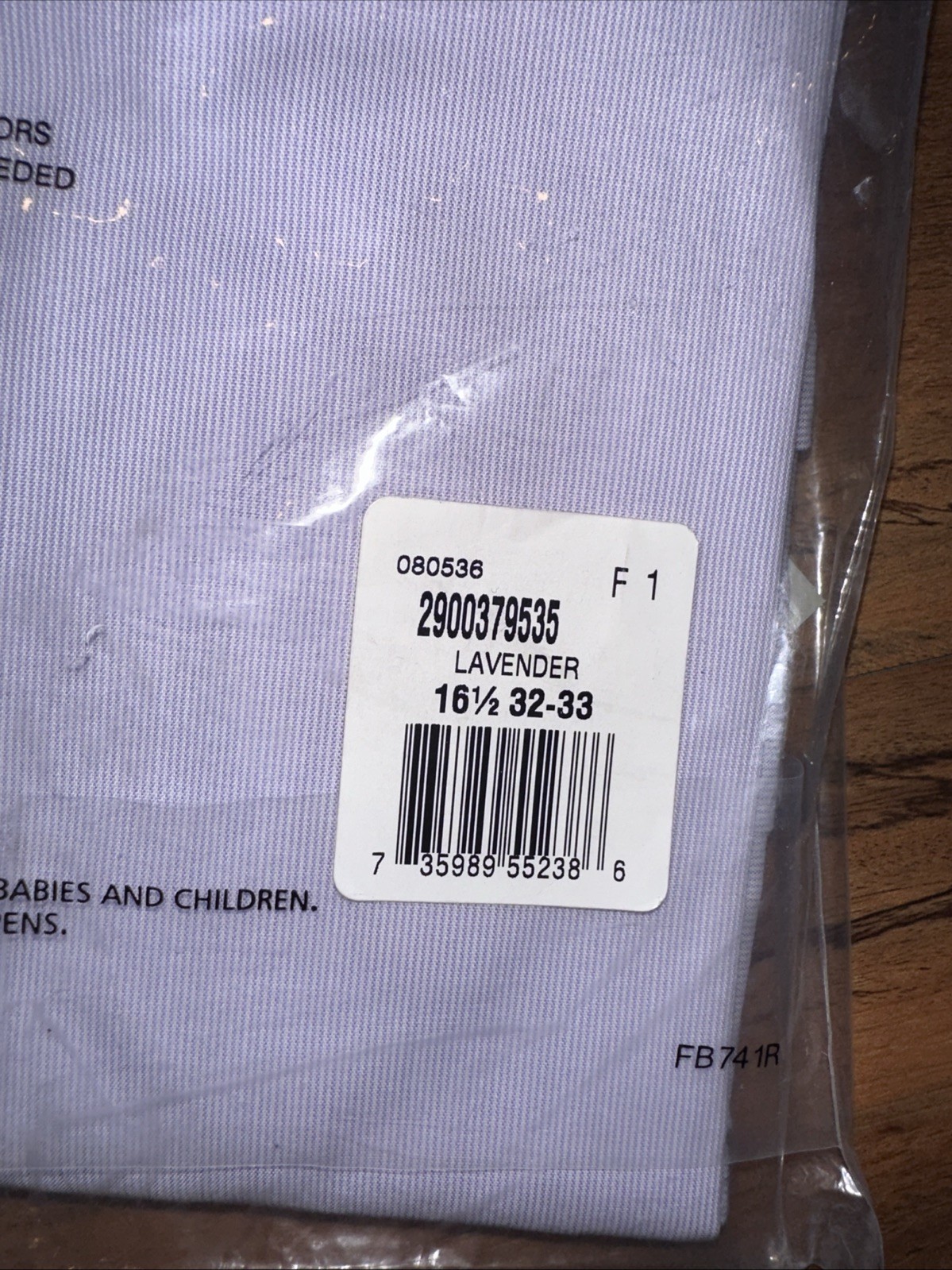 DKNY Men's Button Dress Shirt size Large 16.5 - 32/33 Slim Fit Active Stretch