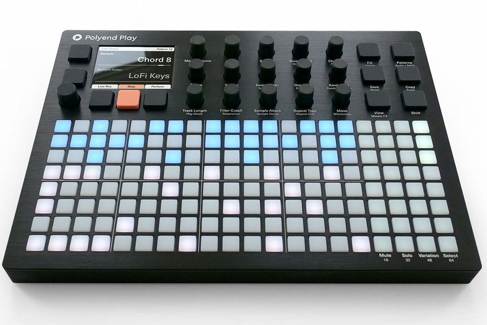 Polyend Play Sample and MIDI Based Groovebox with 8 Audio, 8 Poly MIDI tracks