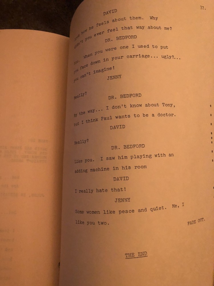 THE PRACTICE: "Vote" TV Vintage Script