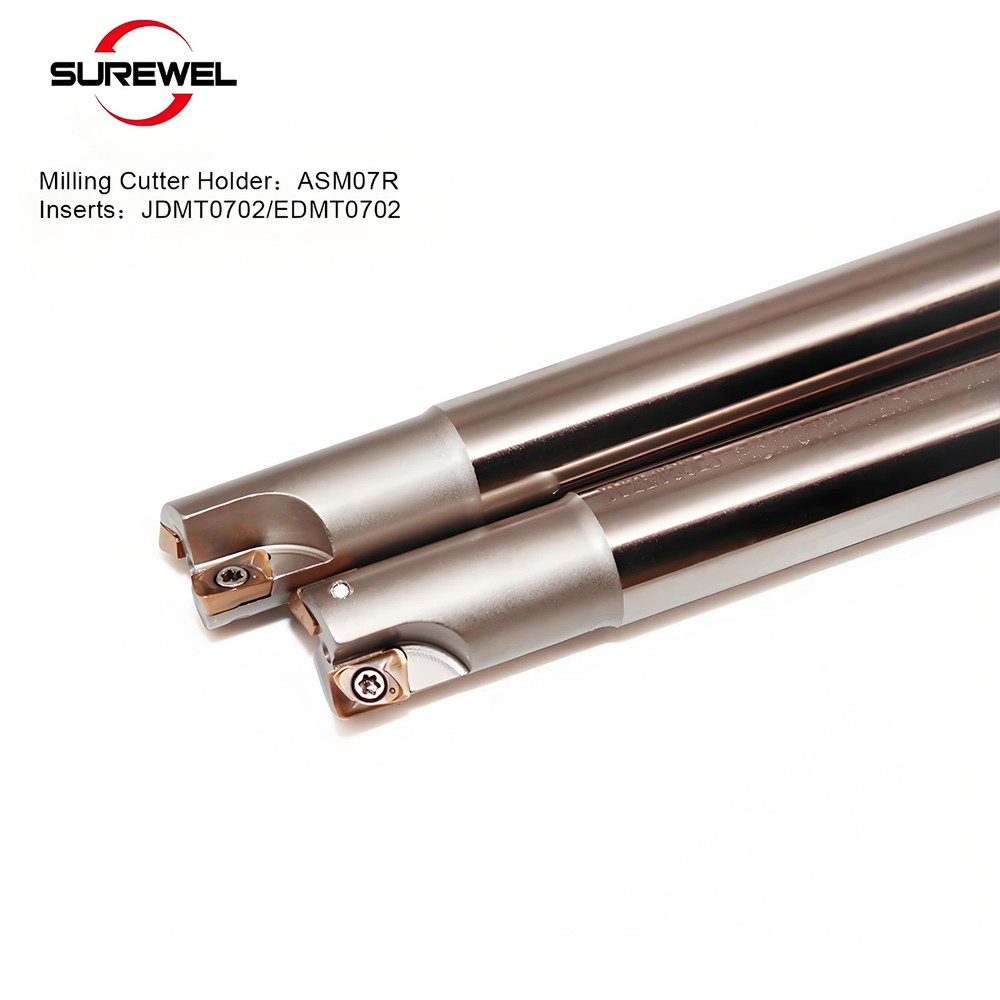 ASM07 Small Diameter Right Angle Precision Milling Holder,with JDMT070208 Insert