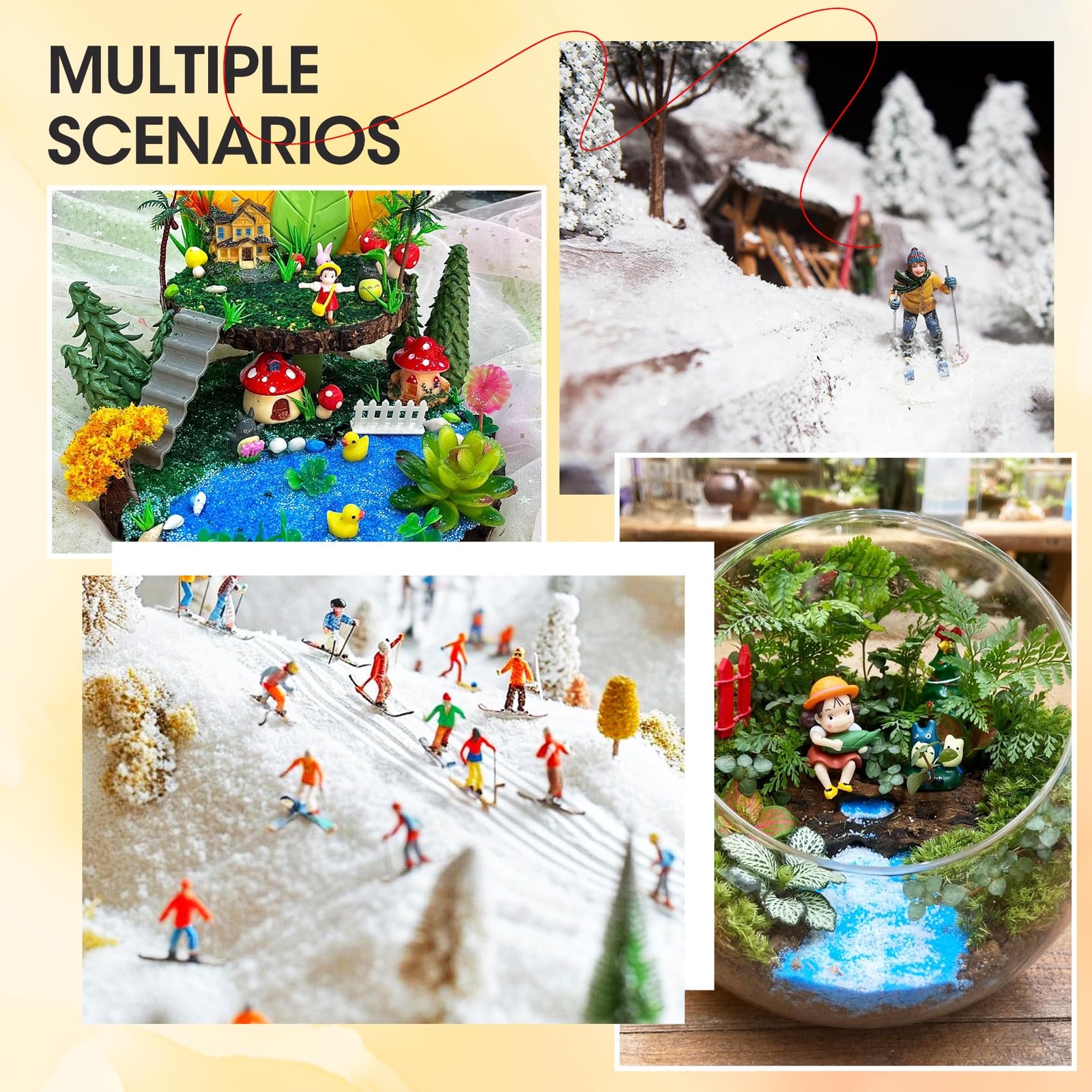 20g Flocking Powder - Velvet Fibers - for Crafts/Taba Black