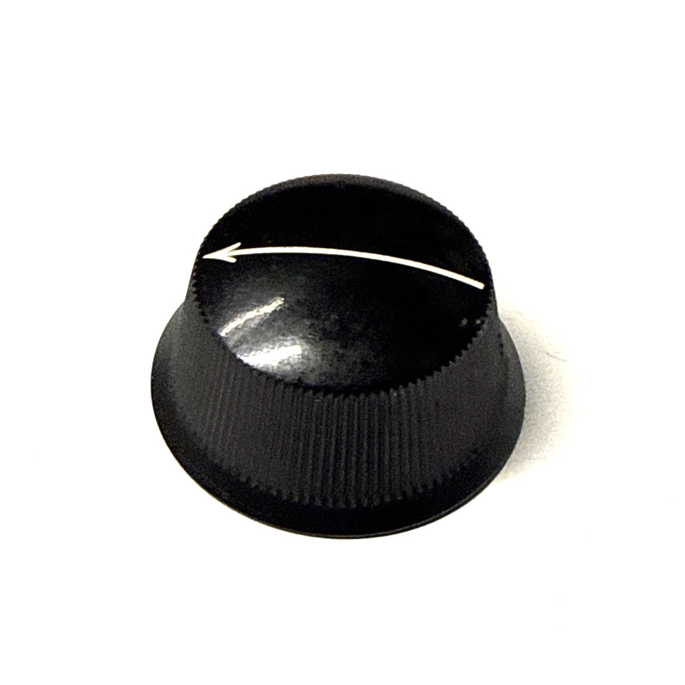 one  black  knob OD =38 mm for 6 mm shaft  DACA