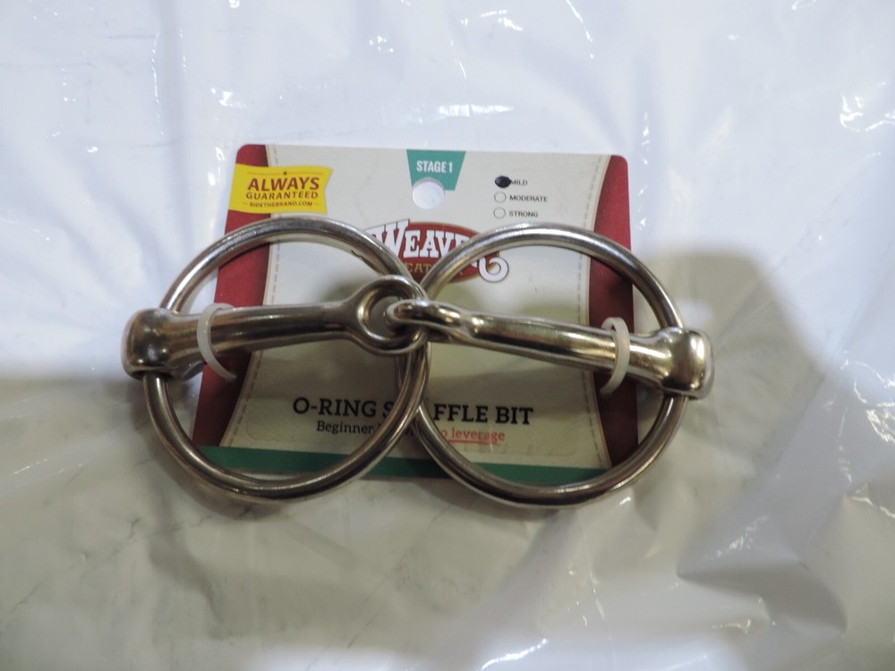 Weaver Stage 1 O Ring Snaffle Bit Mild 5" CA-2291