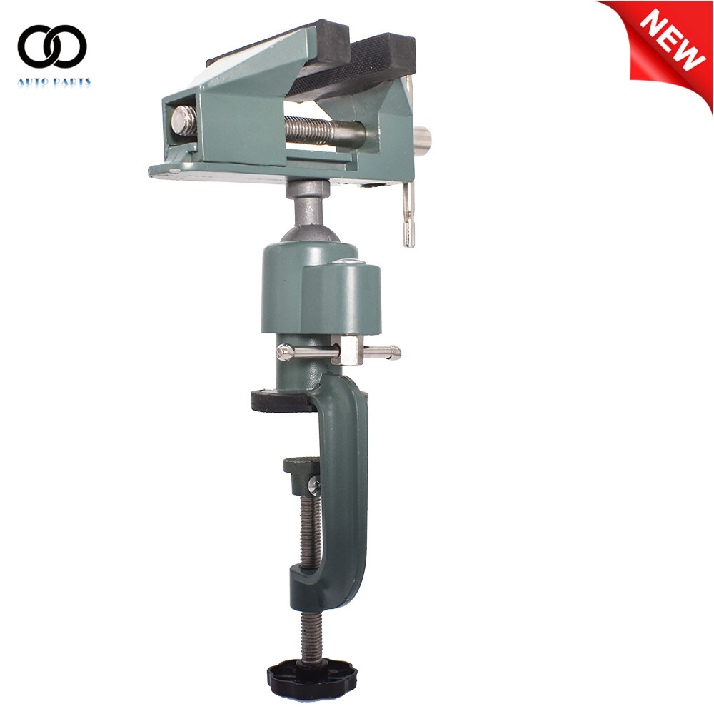 Universal Table Vise For Holding Small Parts 3" Aluminum Swivel 360° Rotating US
