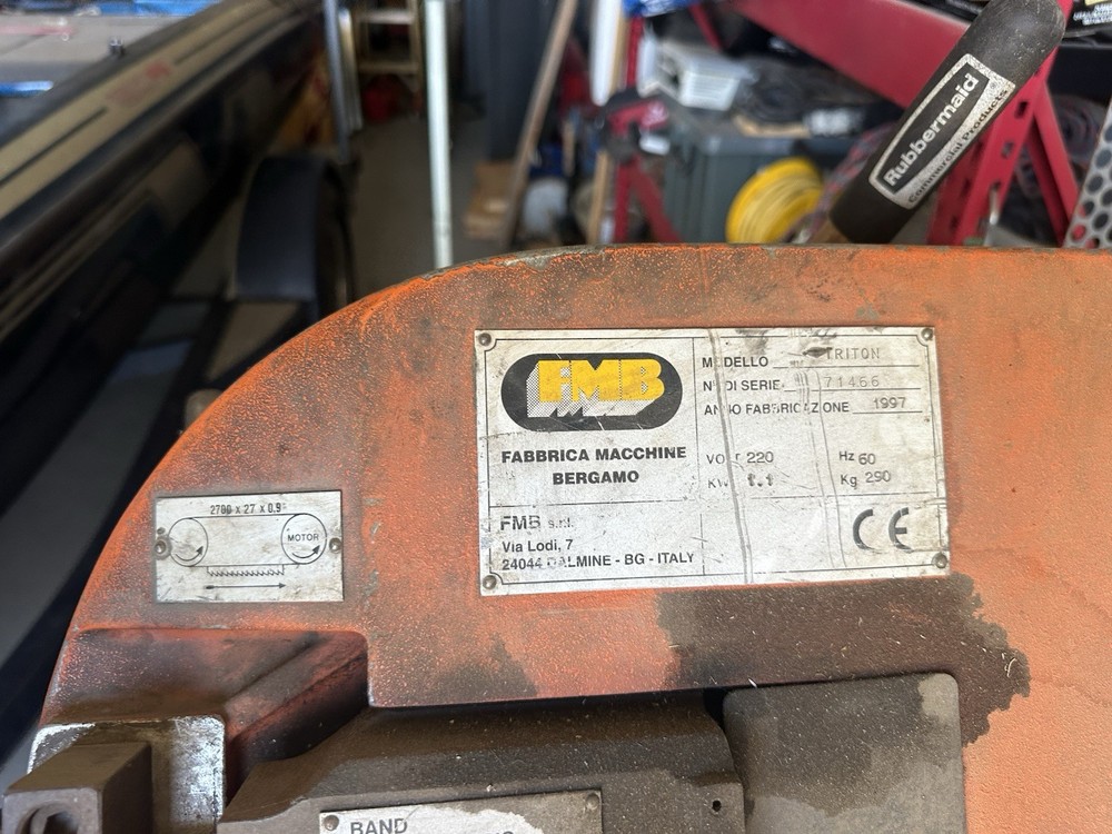 FMB Triton Bandsaw 3 Phase 240 Volt