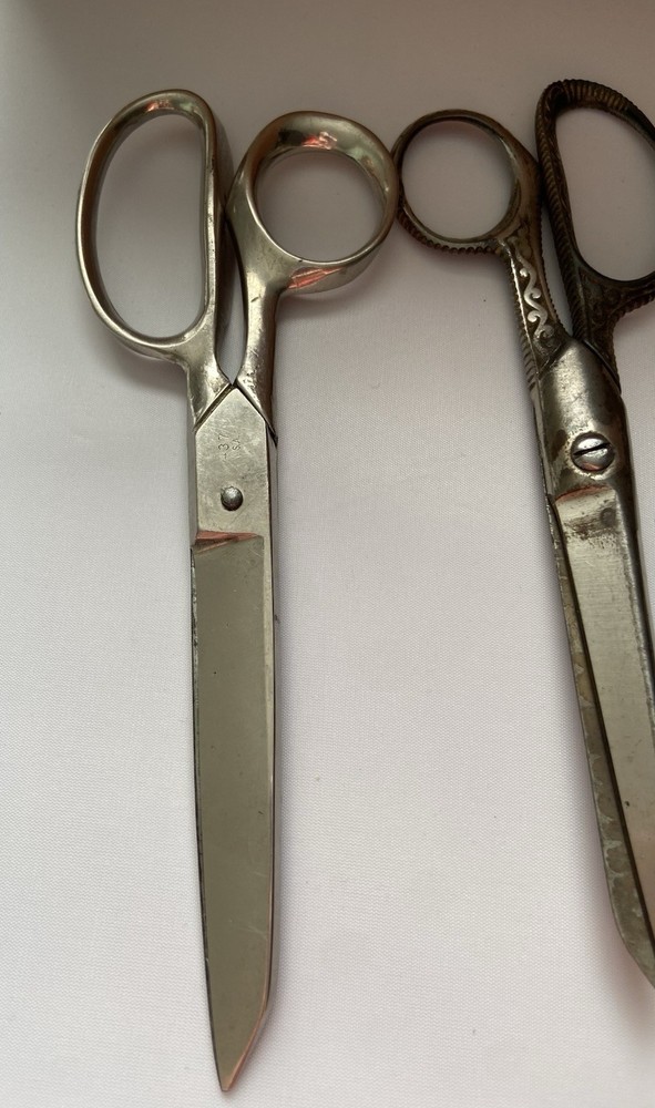 Set Of 5 Antique Scissors Plus Tool