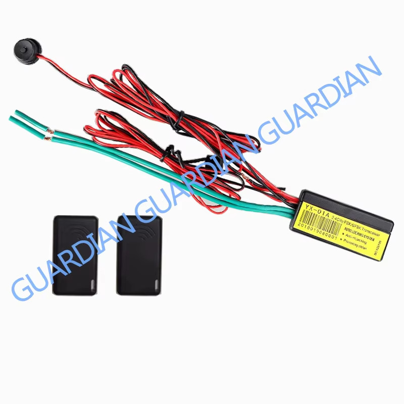 2.4Ghz RFID Immobilizer Wireless Engine Automatic Lock Car Alarm System Anti-Hij