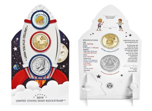 2019 U.S. Mint Rocketship Coin Set