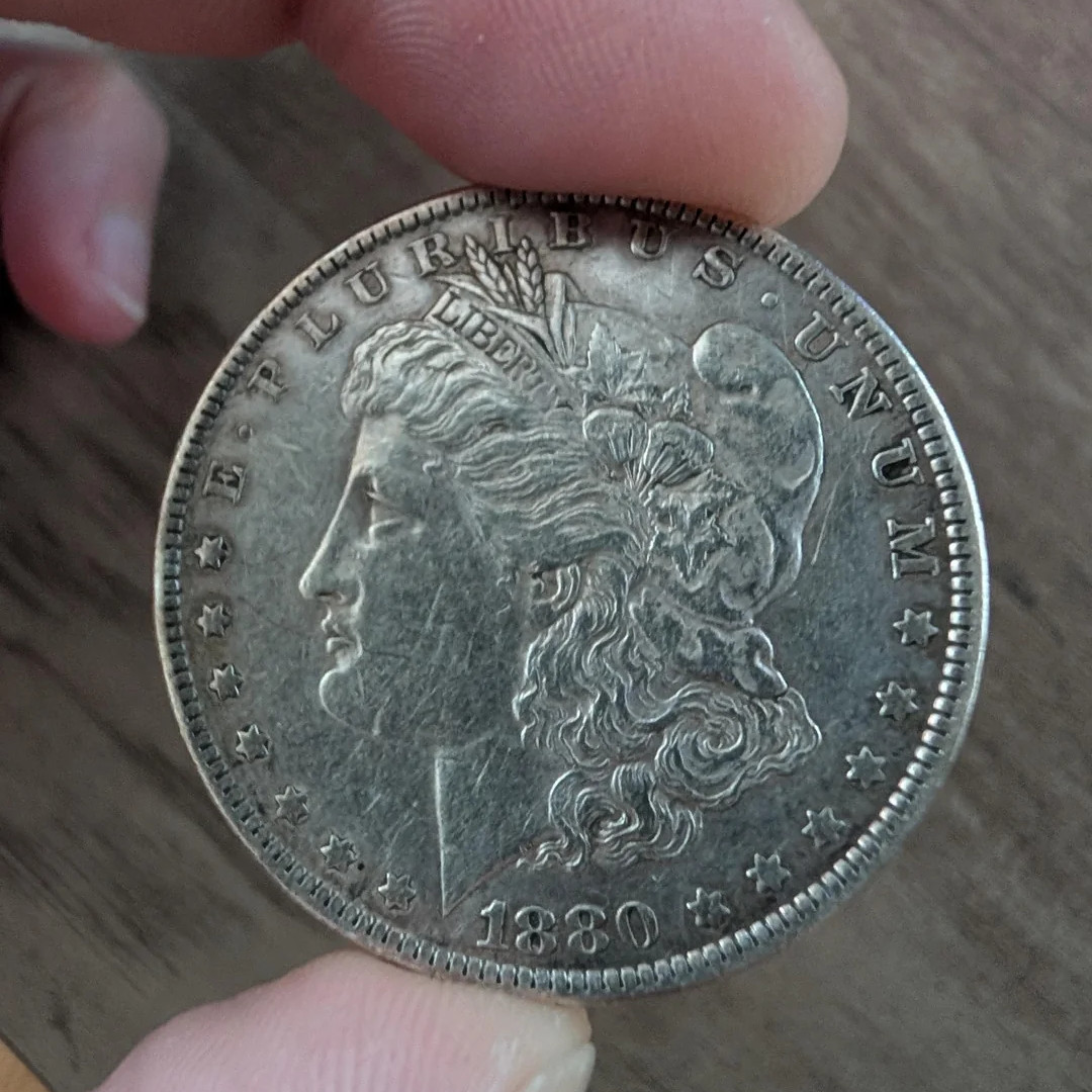 1880 O Morgan Silver Dollar