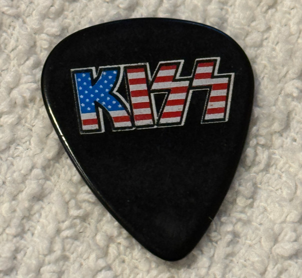 KISS Guitar Pick Alive 35 2008 World Tour Issued Concert Stage Plectrum