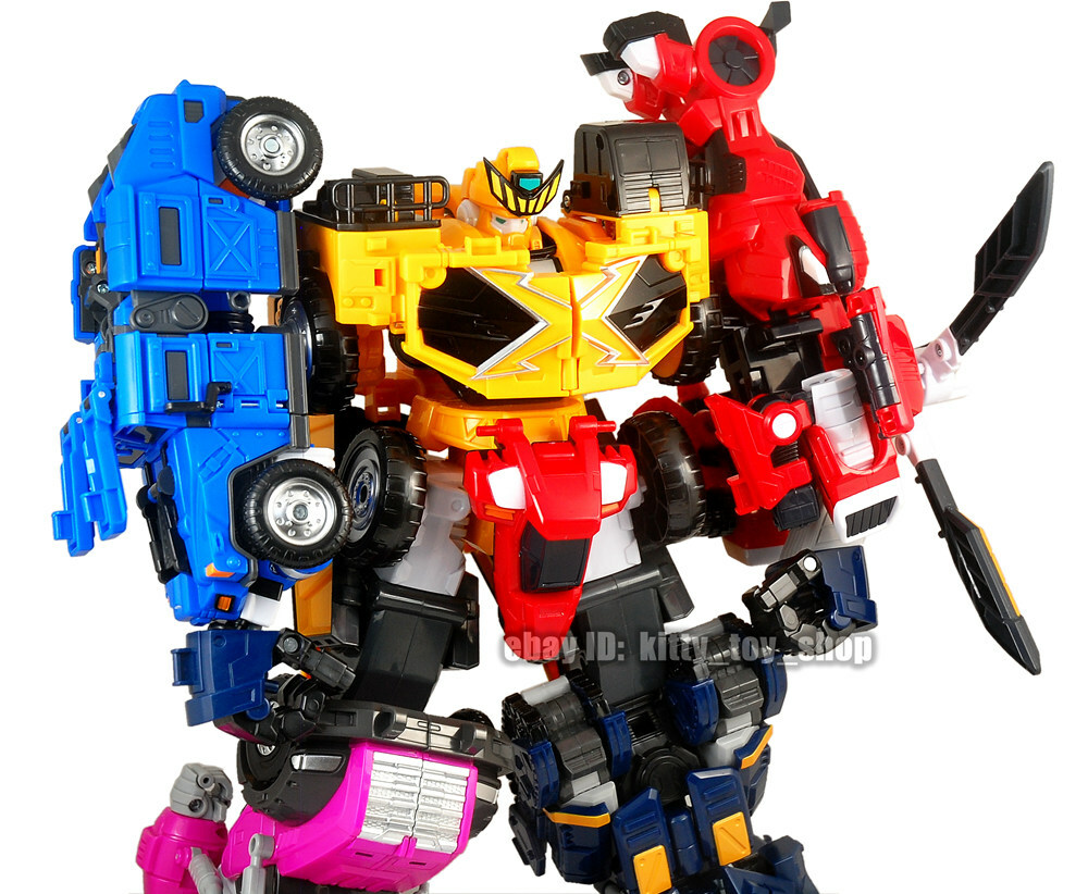 Kids Toy Miniforce Penta X Ranger Robot Bot PENTATRON 5 in 1 Combiner Figures