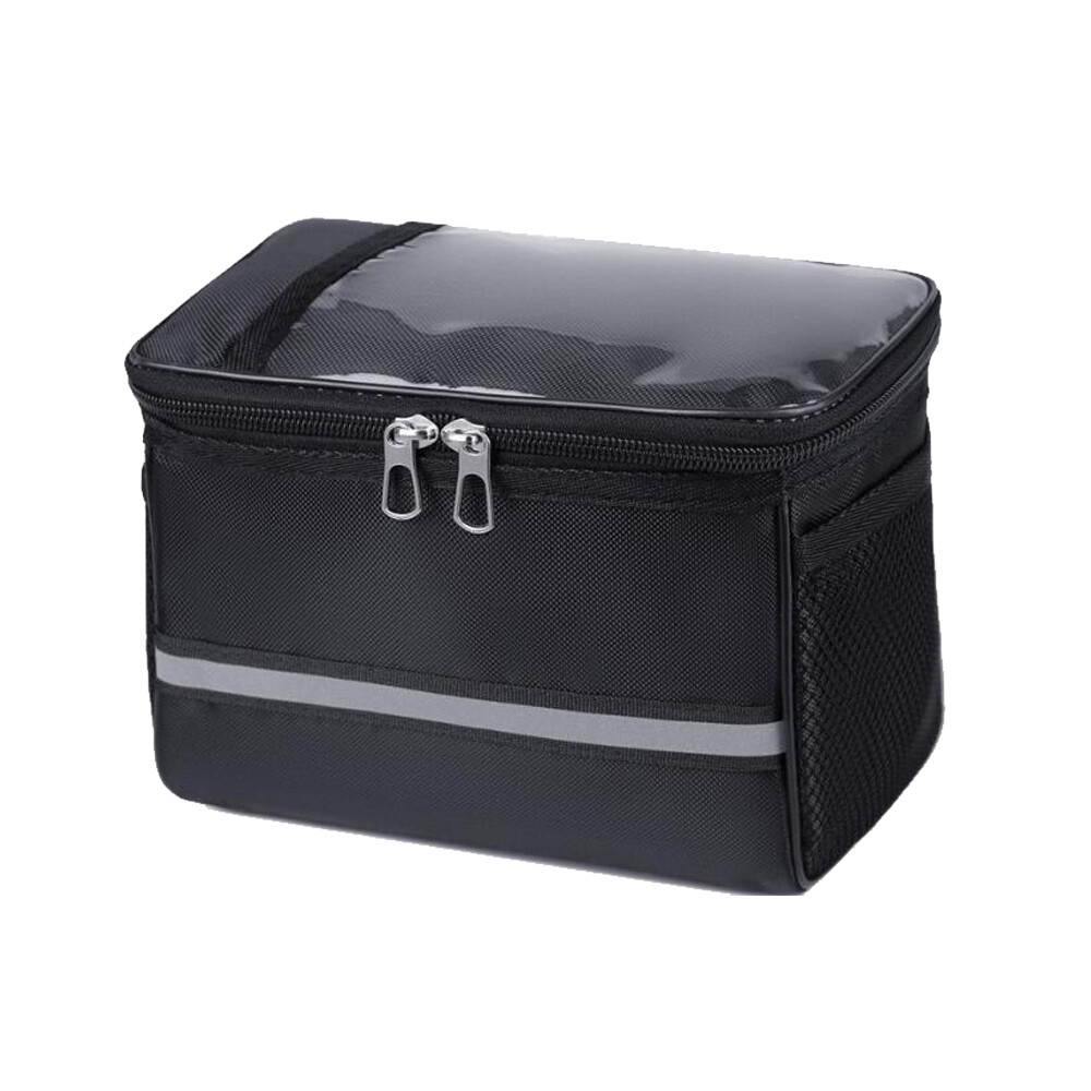 2Pack Bike Front Basket Detachable Rear Bike Basket Front Handlebar Bag for Bike