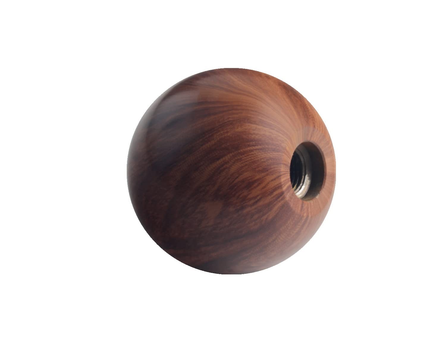 Universal Weighted Wood Gear Shift Knob - M8 to M12 Thread Adapters Includedn