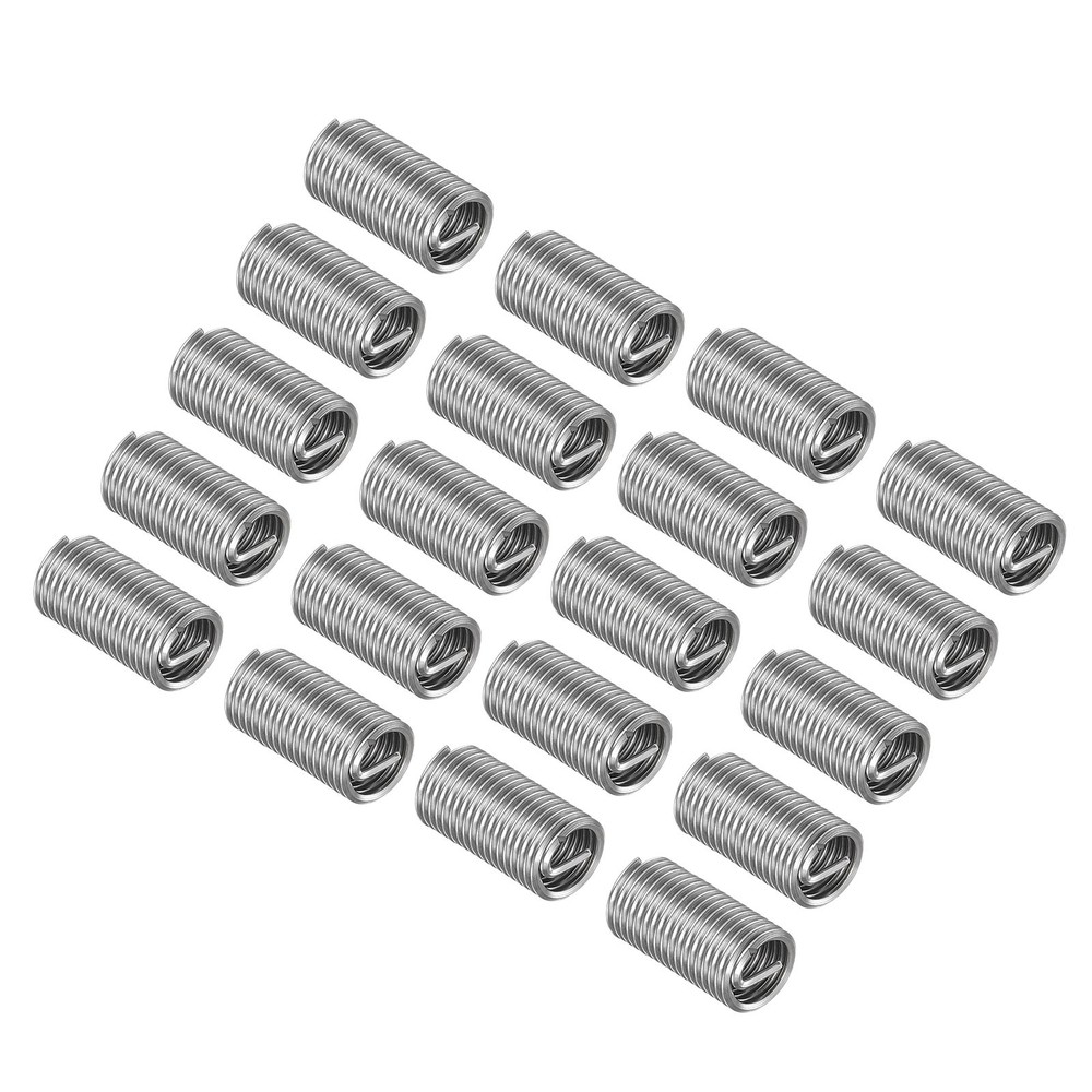 20pcs M10x1.5 3D Wire Thread Repair Insert Helical Type Coiled