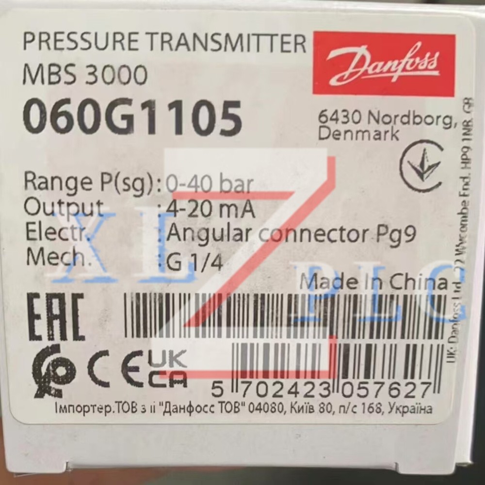 1PCS New Danfoss 060G1105 Pressure Sensor In Box*