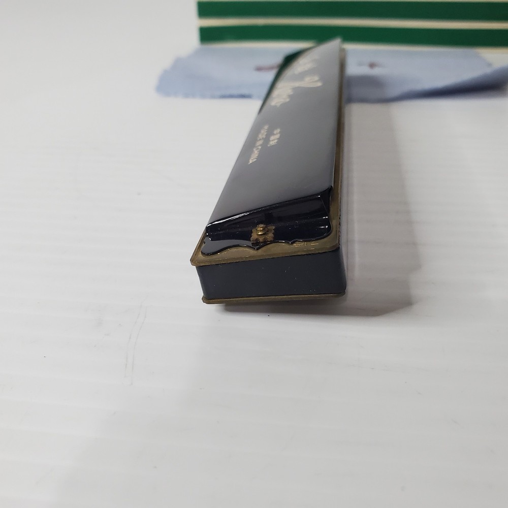 Vintage Hero Harmonica Black In Box With Microfiber Chinese