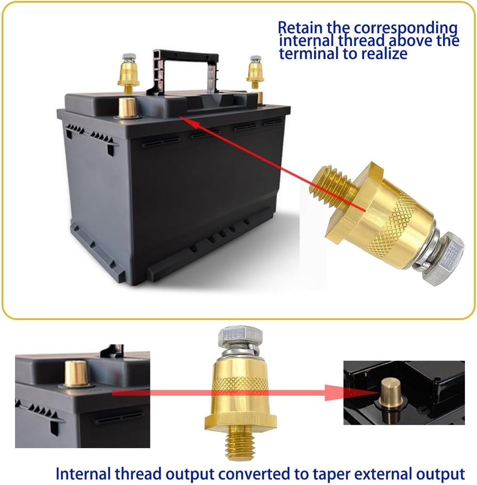 YSIL Battery Terminal Connector M8 Side Or Top Post