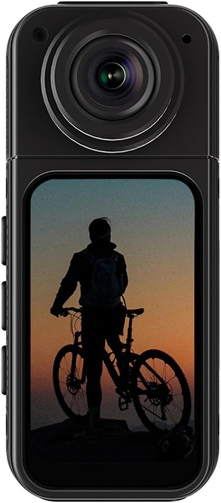 Thumb Action Camera, 2.7K Tiny Portable Vlogging Camera with 180° Lens Angle