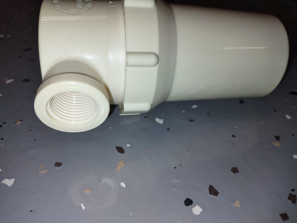 Inline Strainer 1/2 Inch PVC White 2P132B NIB