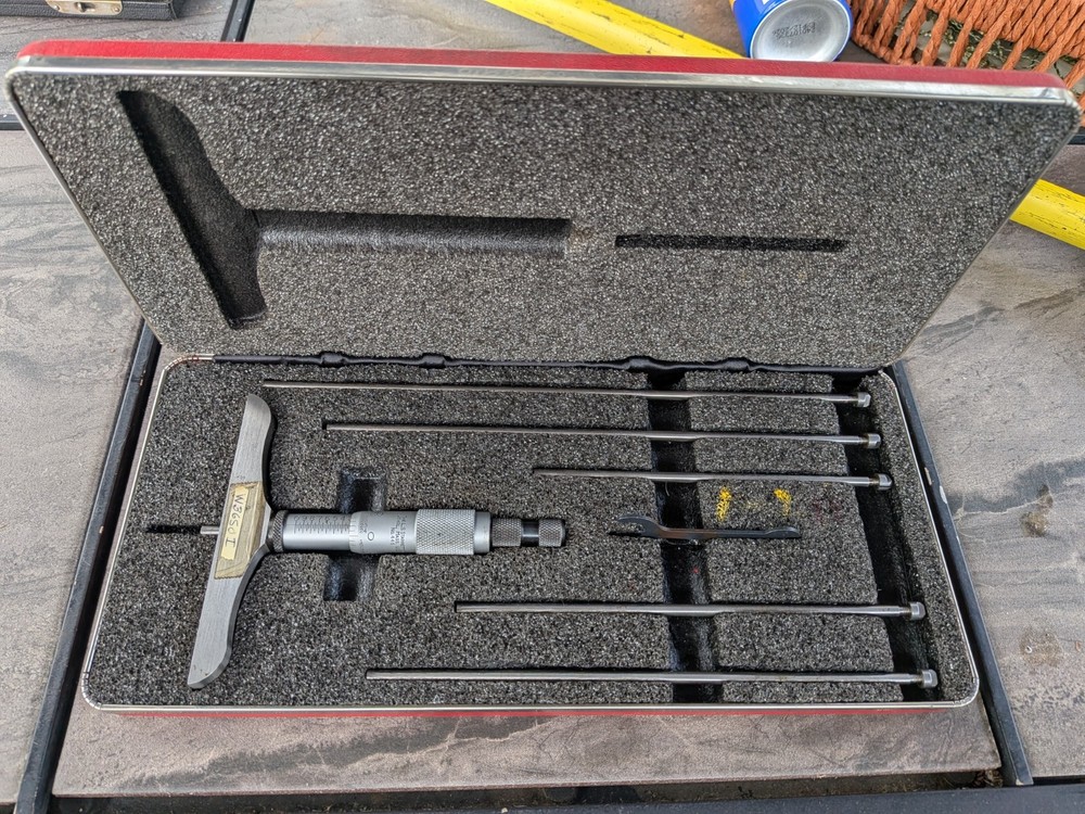 Starrett No 445  Depth Micrometer Set