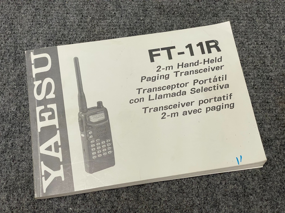 Yaesu FT-11R Owners Instruction Manual