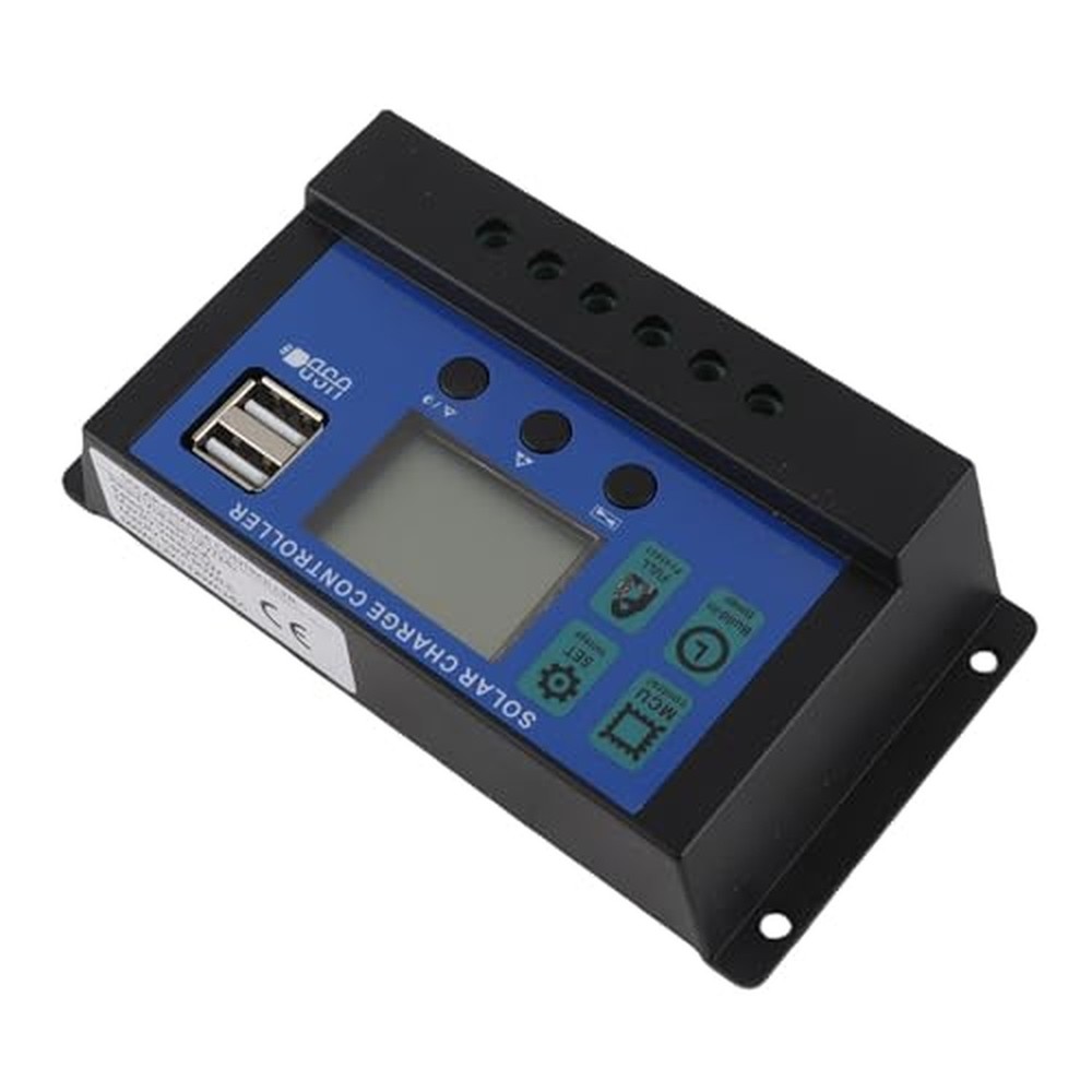 Solar Controller 50A PWM 12V 24V Auto with LCD Display Industrial Controller ...