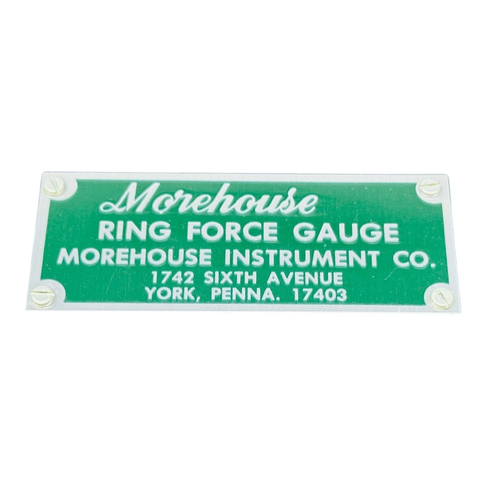 MOREHOUSE MODEL 5 RING FORCE GAUGE 100lbs