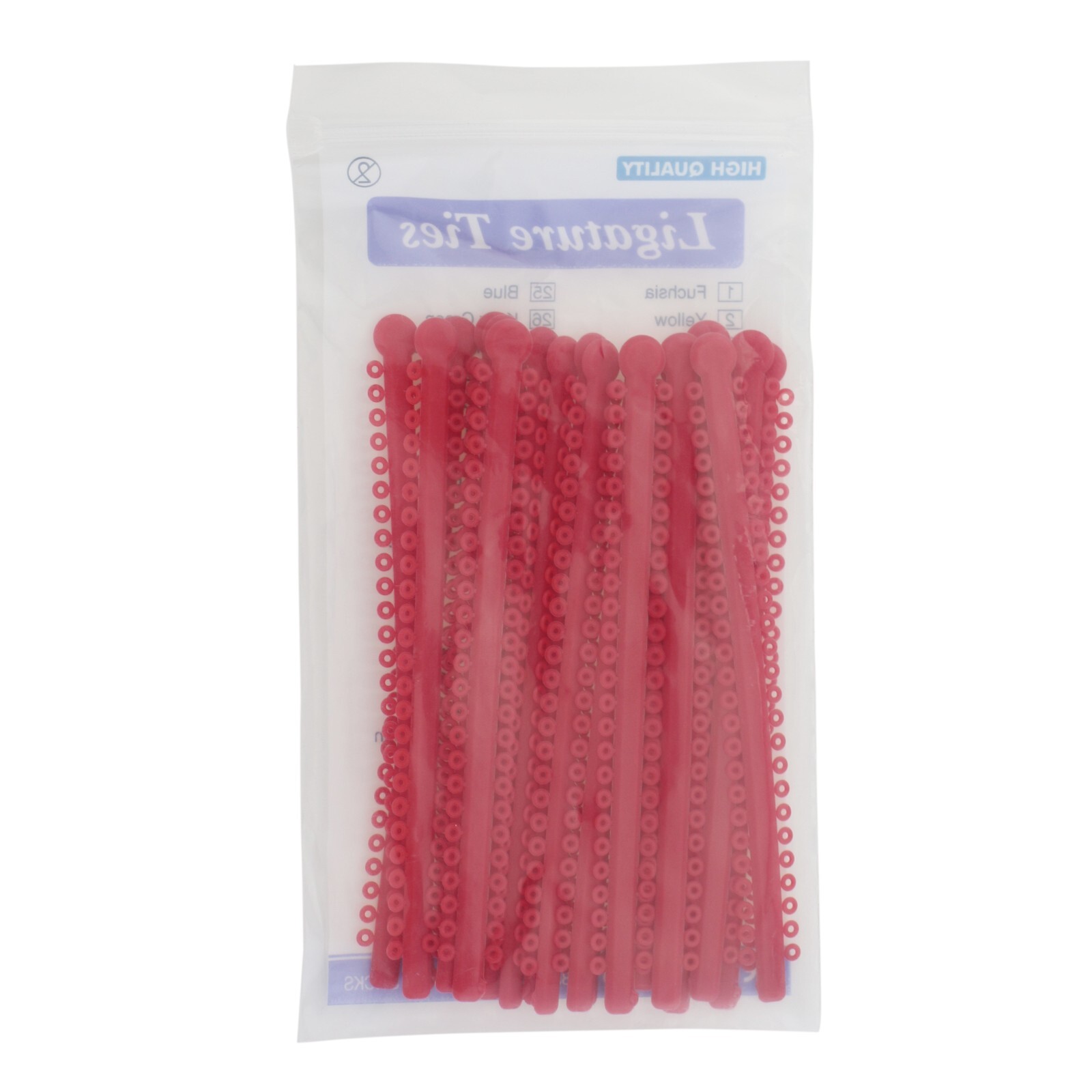 USA Orthodontic Elastics Ligature Ties Rubber Bands for Braces Color Black Grey