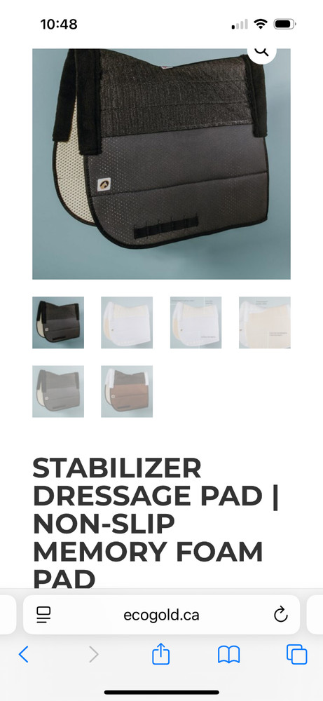 Ecogold Stabilizer Dresage Pad