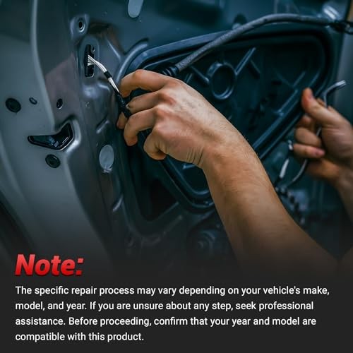 Front Driver Side Power Window Regulator with Motor Compatible with 741-644