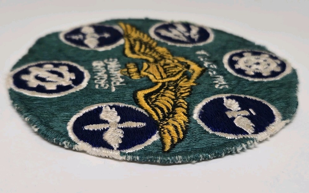 VINTAGE ORIGINAL GROUND TRAINING SAUFLEY FIELD PATCH