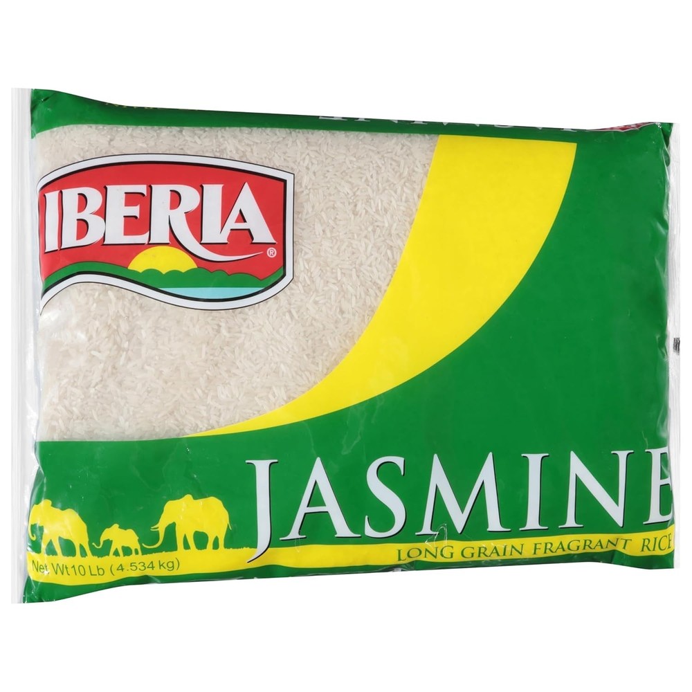 Authentic 10 lb Jasmine Rice - Fluffy Texture, Gluten-Free & Friendly