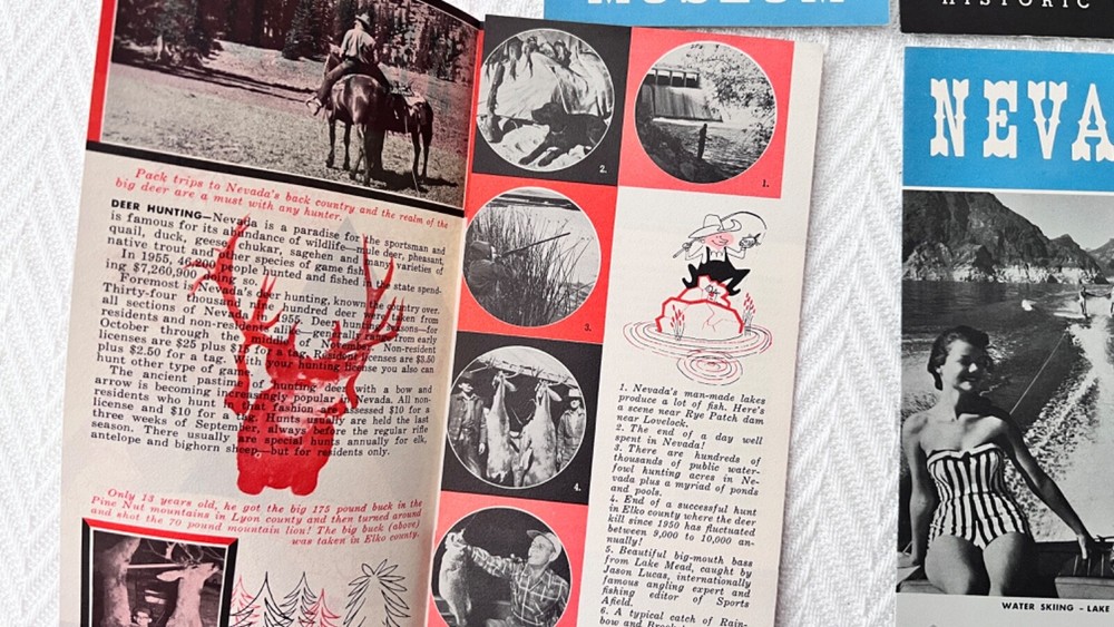 6 NEVADA TRAVEL BOOKLETS