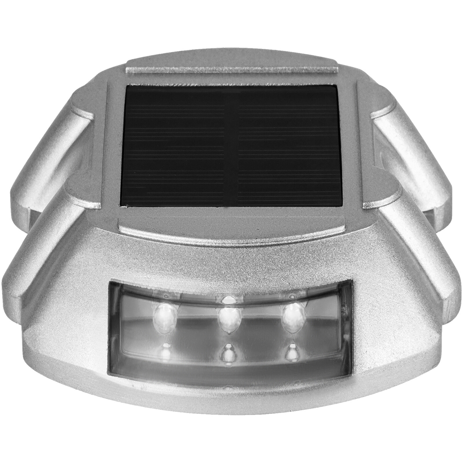 VEVOR 4-24 Pcs Solar Driveway Lights Multicolor LED Solar Dock Deck Lights, IP68