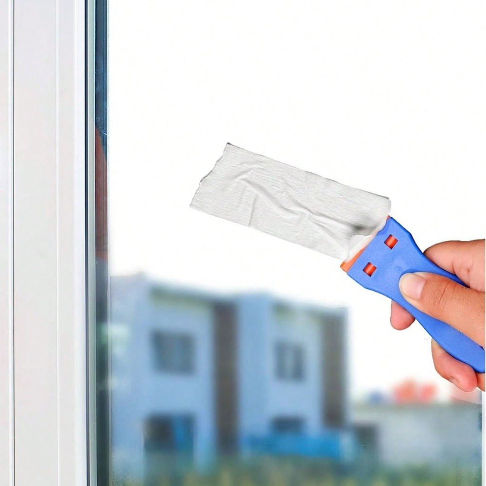 Safety Scraper Plastic Razor Blades Ceramic Removing Squeegee Double Edged Glue2
