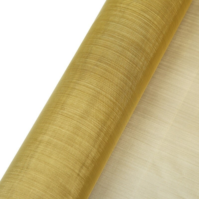 Mesh Dense Filter Pure Brass Woven Wire Screen Net EMF Shielding DIY Fabric Trim