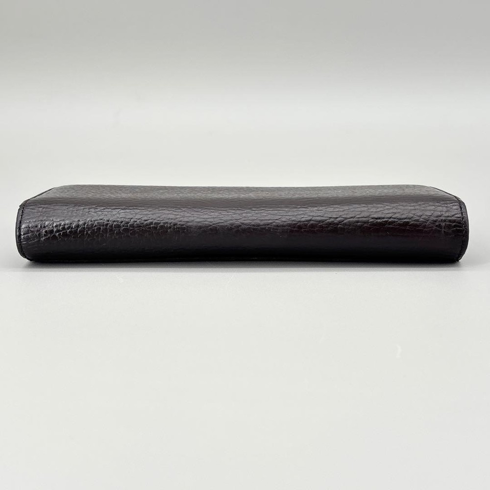 Burberry Nova Check Frame Long Wallet Leather