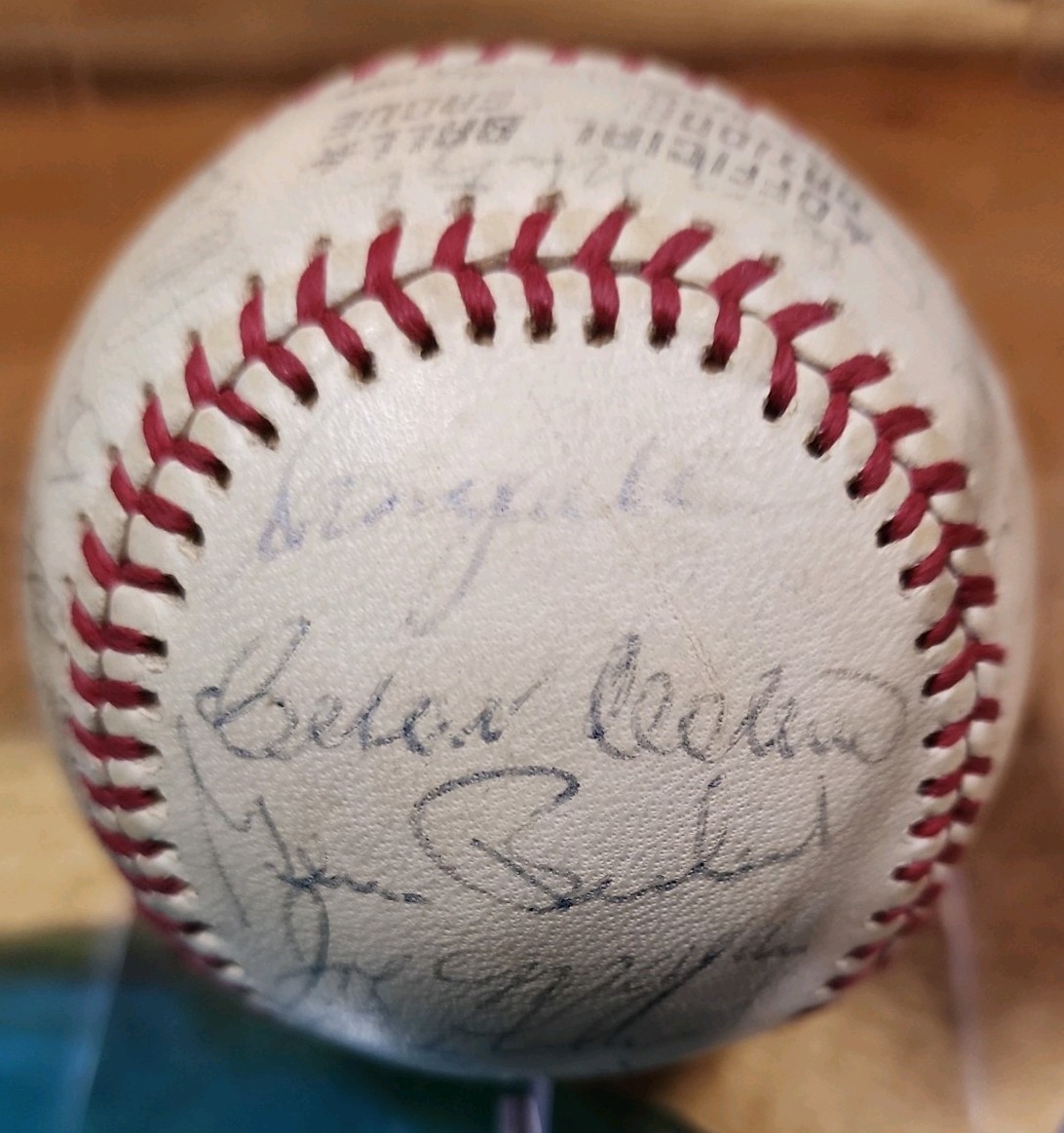 ⚾️1972 All-Star Team Signed Baseball! Clemente/Mays Sweet Spot! Hank Aaron*JSA⚾️