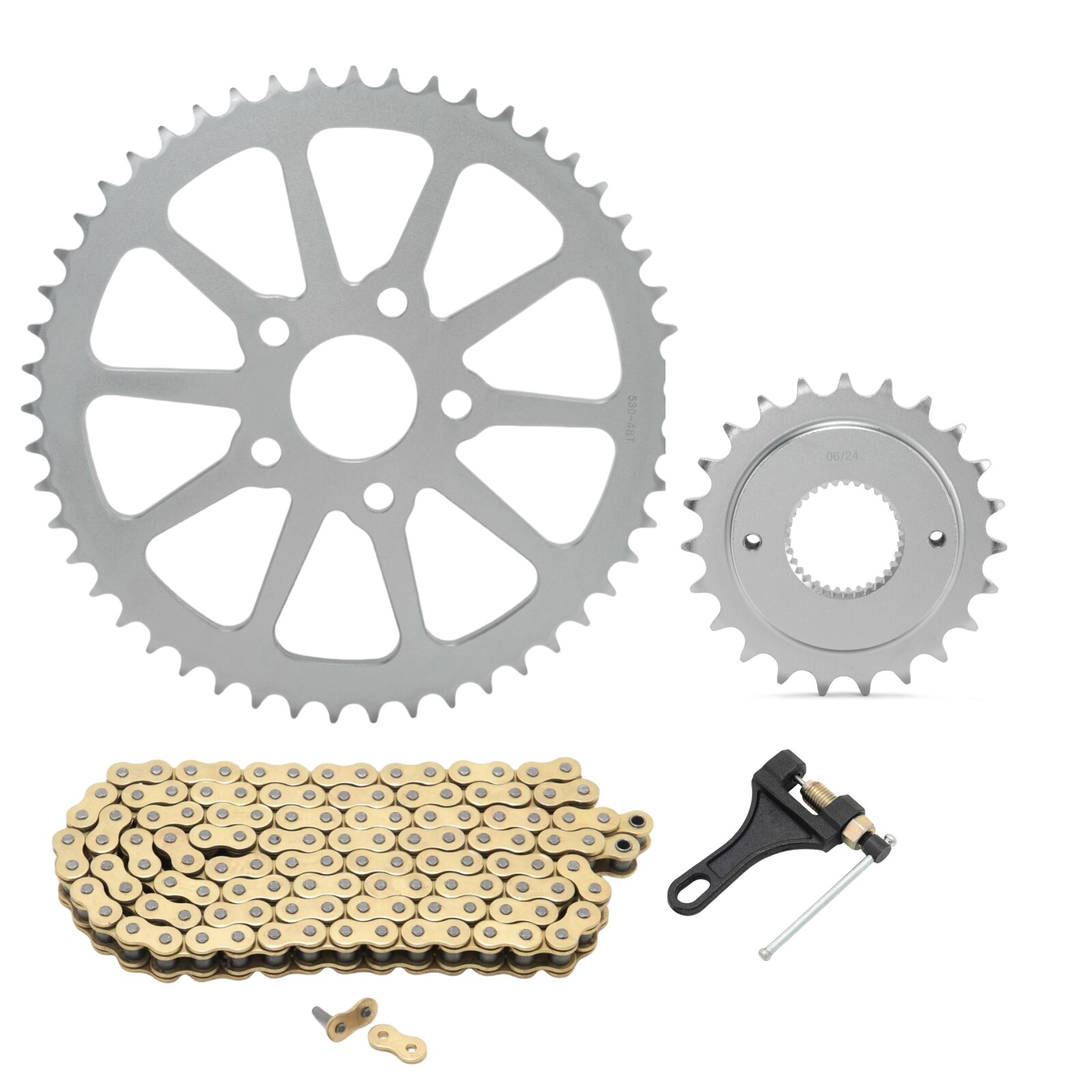 Softail 1989-1999 Chain Drive Transmission Sprocket Conversion Kit for Harley