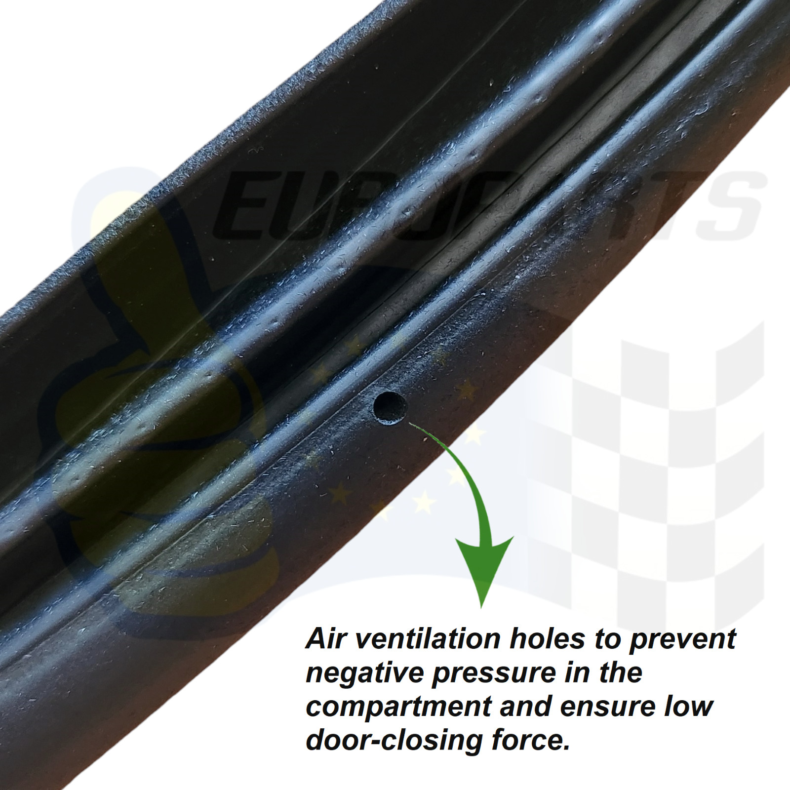 2003-2008 BMW Z4 E85 Roadster Door Seal Lower Edge Protector LH 51727125651